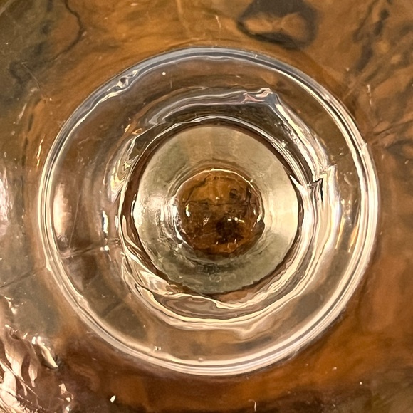 Vintage Northwood Opalescent Glass Handled Nappy Dish (c. early 1900s) - Picture 11 of 13